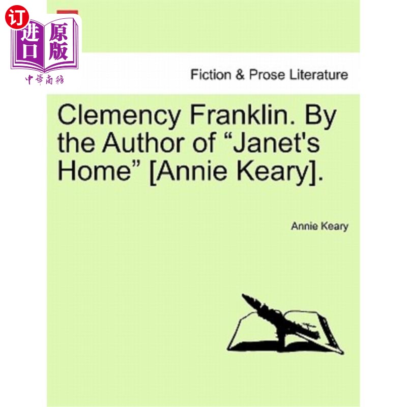 海外直订Clemency Franklin. by the Author of 