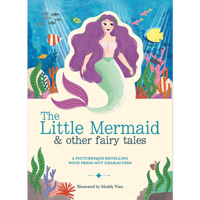 Carlton百科系列 小美人鱼和其他故事 英文原版 Paperscapes The Little Mermaid Other Stories Lauren Holowaty【中商原版?