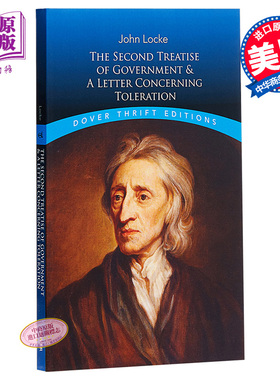 预售 洛克 政府论 英文原版 The Second Treatise of Government and A Letter Concerning Toleration 豆瓣高分【中商原版】