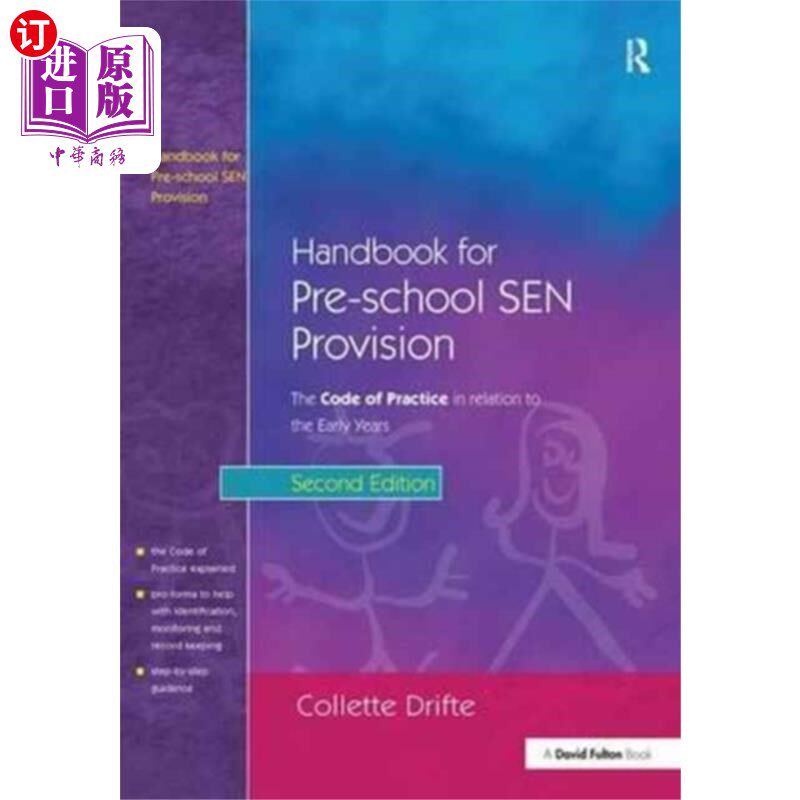 海外直订Handbook for Pre-School SEN Provision 学前特殊教育规定手册