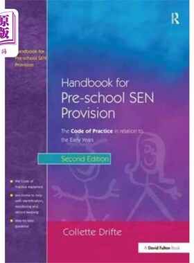 海外直订Handbook for Pre-School SEN Provision 学前特殊教育规定手册