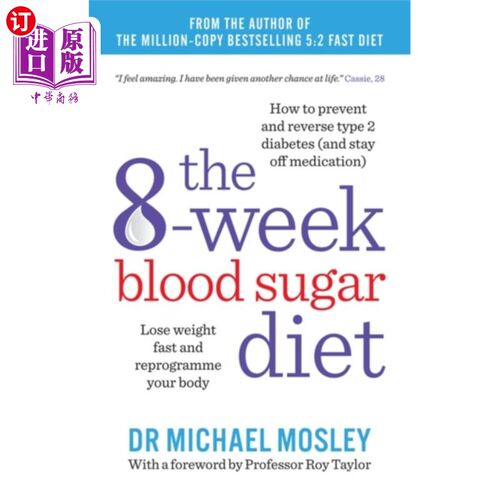海外直订医药图书8-week Blood Sugar Diet 8周血糖饮食