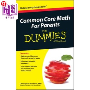 with 在线视频通用核心数学 Math 为父母提供 Online Videos Dummies Parents for Core 海外直订Common