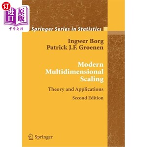 海外直订Modern Multidimensional Scaling: Theory and Applications 现代多维尺度：理论与应用