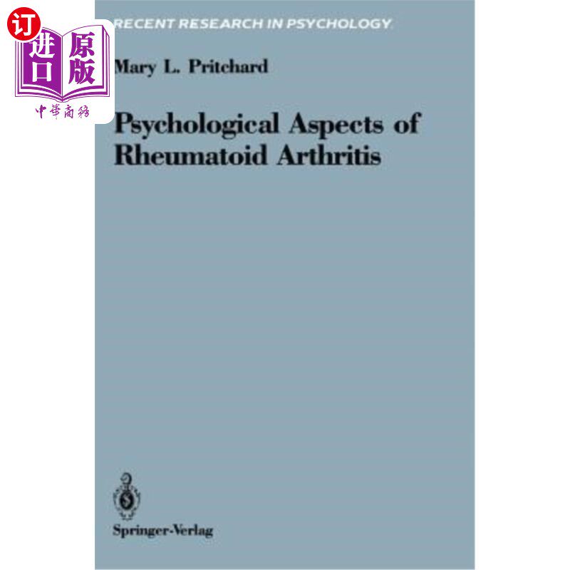 海外直订Psychological Aspects of Rheumatoid Arthritis 类风湿性关节炎的心理学方面