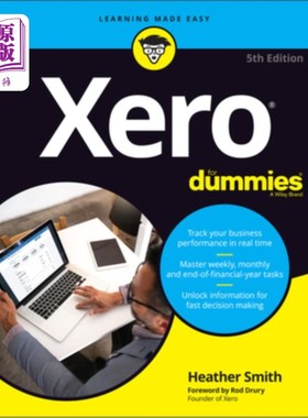 海外直订Xero for Dummies 假人用Xero，第5版