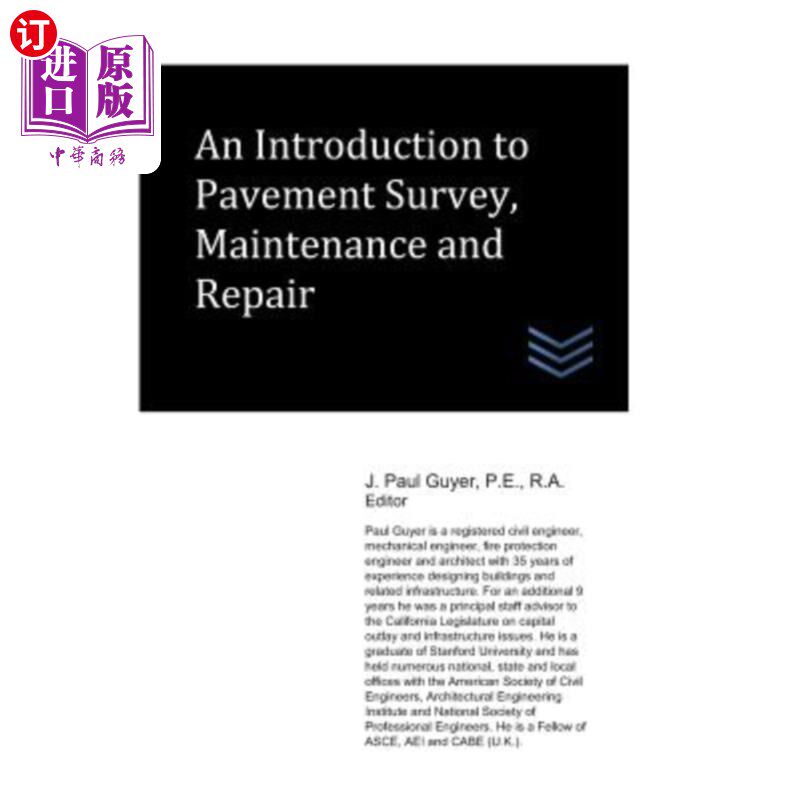 海外直订An Introduction to Pavement Survey, Maintenance and Repair 路面测量、养护与维修导论