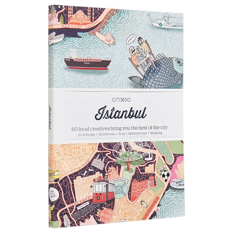 Citix60 City Guides - Istanbul 英文原版 创意城市指南:伊斯坦布尔 旅游【中商原版】