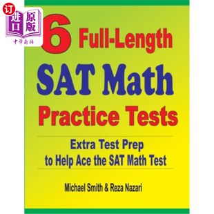 Ace Length Practice Math 海外直订6 Extra Help the SAT Prep Test SAT数学练习测试： 6个完整 Tests Full
