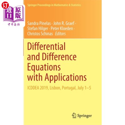 海外直订Differential and Difference Equations with Appli... 微分和差分方程及其应用