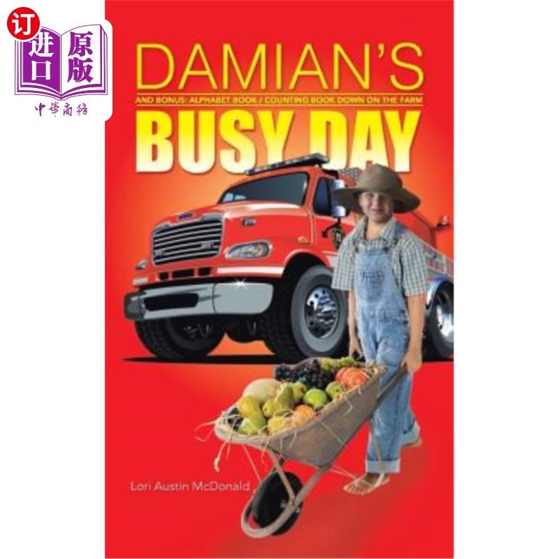 海外直订damians busy day: and bonus: alphabet book / counting