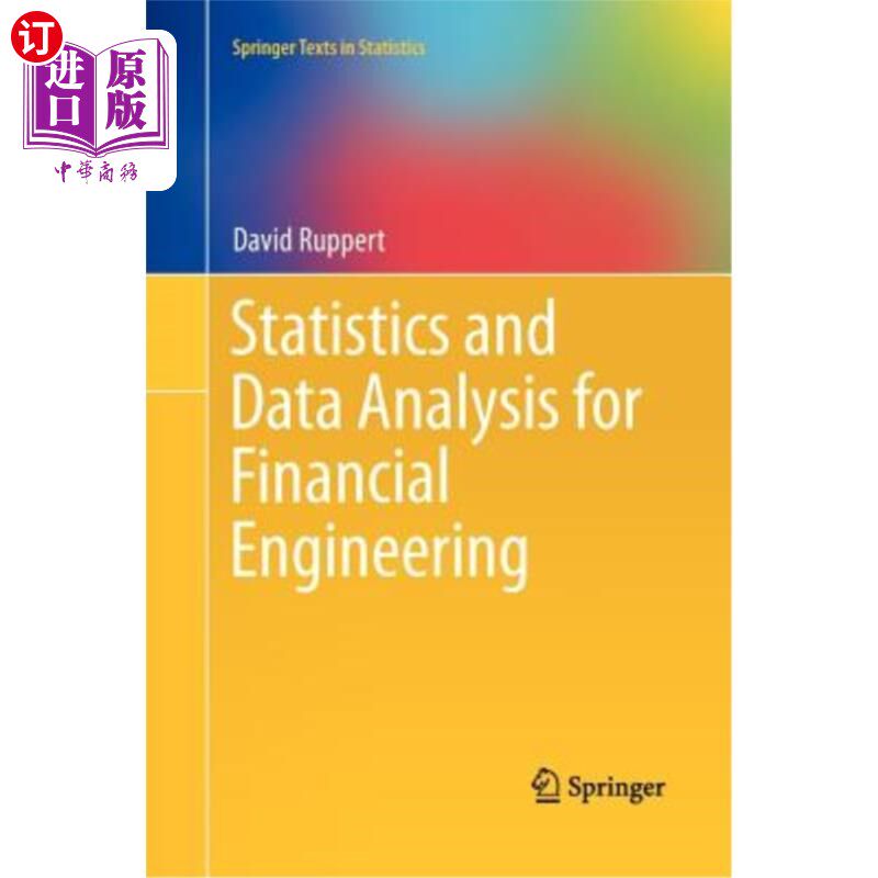 海外直订Statistics and Data Analysis for Financial Engineering 金融工程统计与数据分析