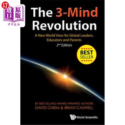 海外直订3-Mind Revolution, The: A New World View for Global Leaders, Educators and Paren 三心革命：全球领导者、教育者和