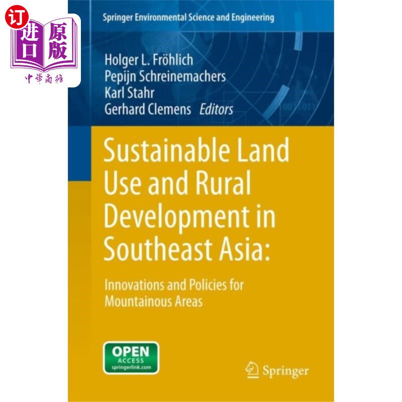 海外直订Sustainable Land Use and Rural Development in So... 东南亚可持续土地利用与农村发展:山区的创新与政策