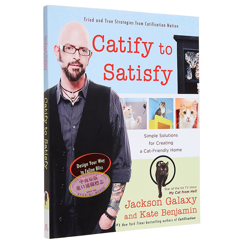 现货 猫咪乐居设计 Simple Solutions for Creating a CatFriendly Home 英文原版 Jackson Galaxy 宠物【中商原版】