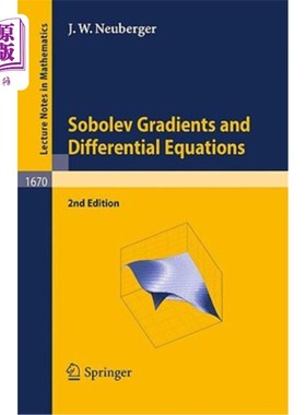 海外直订Sobolev Gradients and Differential Equations 索波列夫梯度与微分方程
