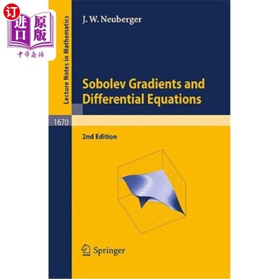 海外直订Sobolev Gradients and Differential Equations 索波列夫梯度与微分方程