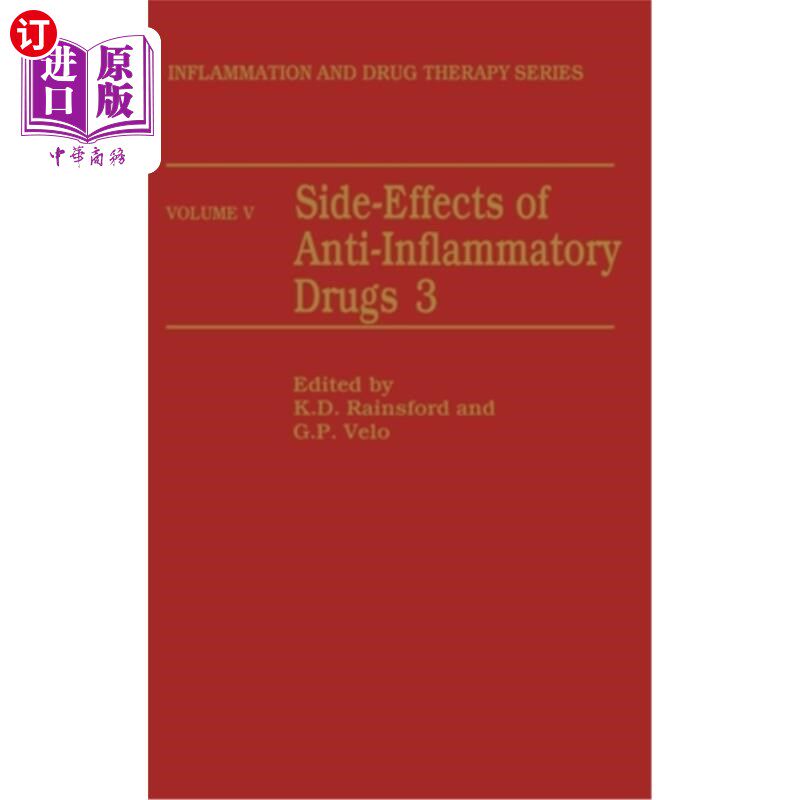 海外直订医药图书Side-Effects of Anti-Inflammatory Drugs 抗炎药的副作用