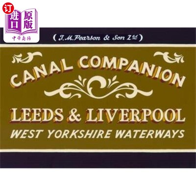 海外直订Pearson's Canal Companion: Leeds & Liverpool 皮尔逊运河伙伴：利兹和利物浦
