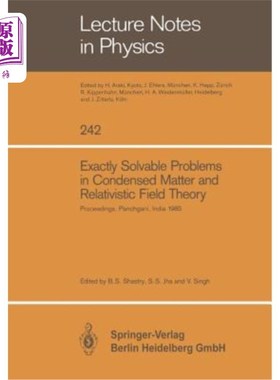 海外直订Exactly Solvable Problems in Condensed Matter and Relativistic Field Theory: Pro 凝聚态物质和相对论场理论中