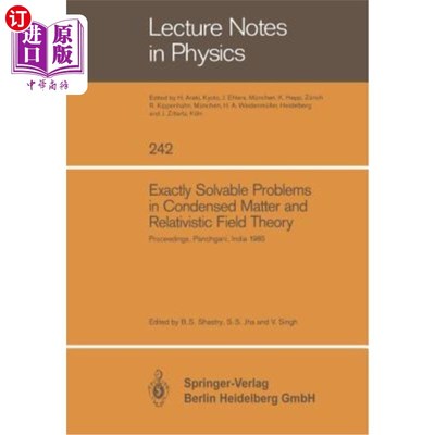 海外直订Exactly Solvable Problems in Condensed Matter and Relativistic Field Theory: Pro 凝聚态物质和相对论场理论中