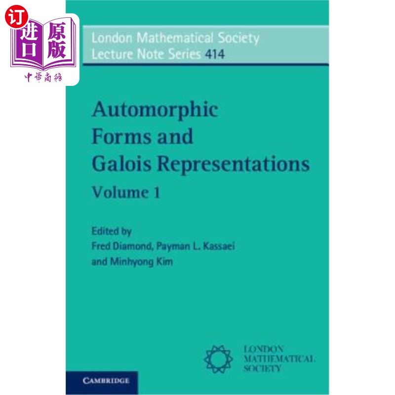 海外直订Automorphic Forms and Galois Representations: Volume 1 自同构形式和伽罗瓦表示:第1卷
