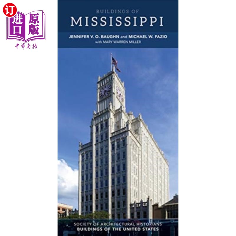 海外直订Buildings of Mississippi 密西西比的建筑