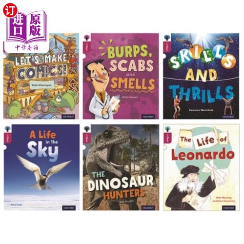 海外直订Oxford Reading Tree inFact: Level 10: Mixed Pack... 牛津阅读树：10级：混合包6个