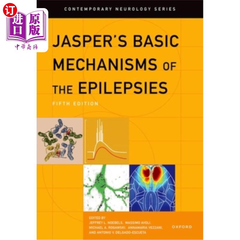 海外直订医药图书Jasper's Basic Mechanisms of the Epilepsies 贾斯珀癫痫病的基本机制