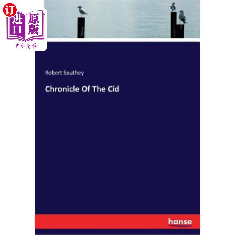 海外直订Chronicle Of The Cid Cid纪事
