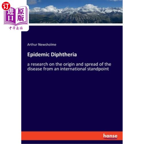 海外直订Epidemic Diphtheria 流行性白喉