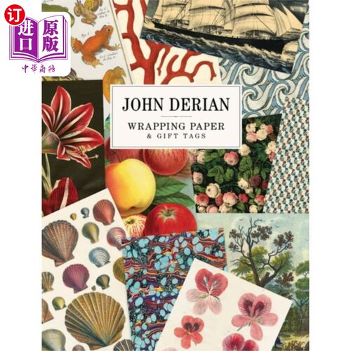 海外直订John Derian Paper Goods: Wrapping Paper & Gift T... 采购产品约翰德里安纸制品:包装纸和礼品标签