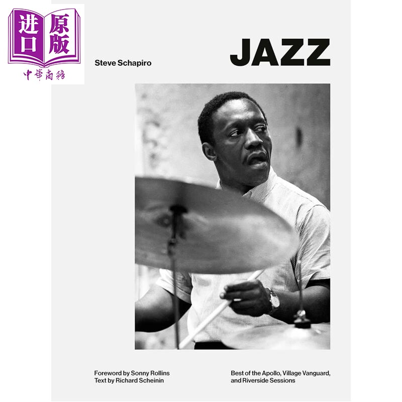 预售 Jazz 进口艺术 爵士乐:阿波罗剧院、村庄先锋俱乐部和里弗赛德录音室精选集 纪实摄影【中商原版】