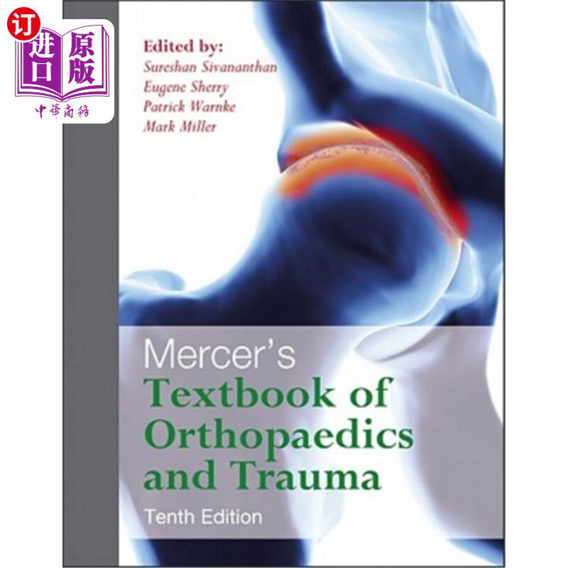 海外直订医药图书Mercer's Textbook of Orthopaedics and Trauma Tenth Edition 美世骨科和创伤教科书第十版