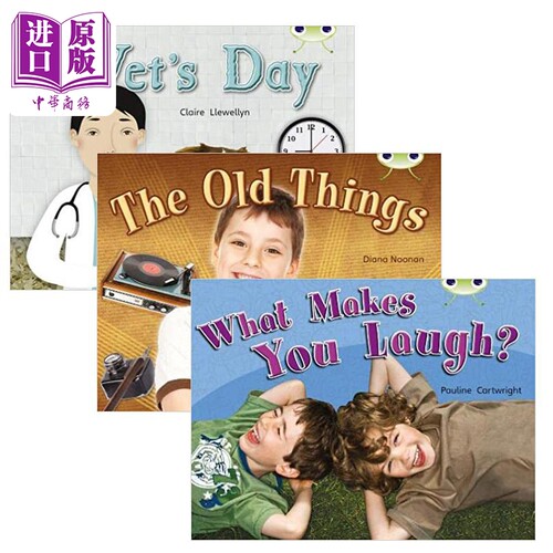 Pearson Bug Club lift story set 1 培生虫子俱乐部 生活故事套装3册 自然拼读图画书 5-6岁 小学1年级 英文原版【中商原版?