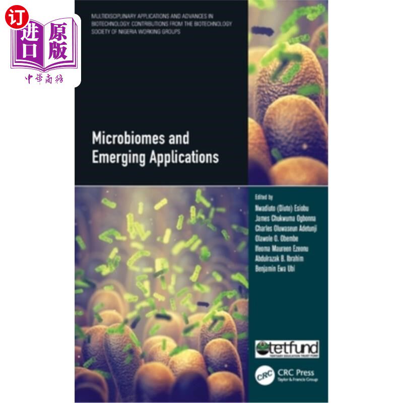 海外直订医药图书Microbiomes and Emerging Applications 微生物群和新兴应用