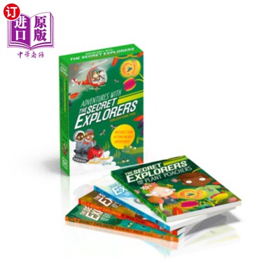 海外直订Adventures with the Secret Explorers: Collection Two: Includes 4 Action-Packed A 冒险与秘密探险家:收集二:包