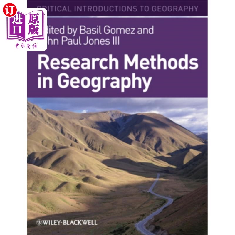 海外直订Research Methods in Geography -  A Critical Intr... 地理学研究方法