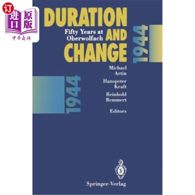 海外直订Duration and Change: Fifty Years at Oberwolfach Duration and Change: Fifty Years at Oberwolfach
