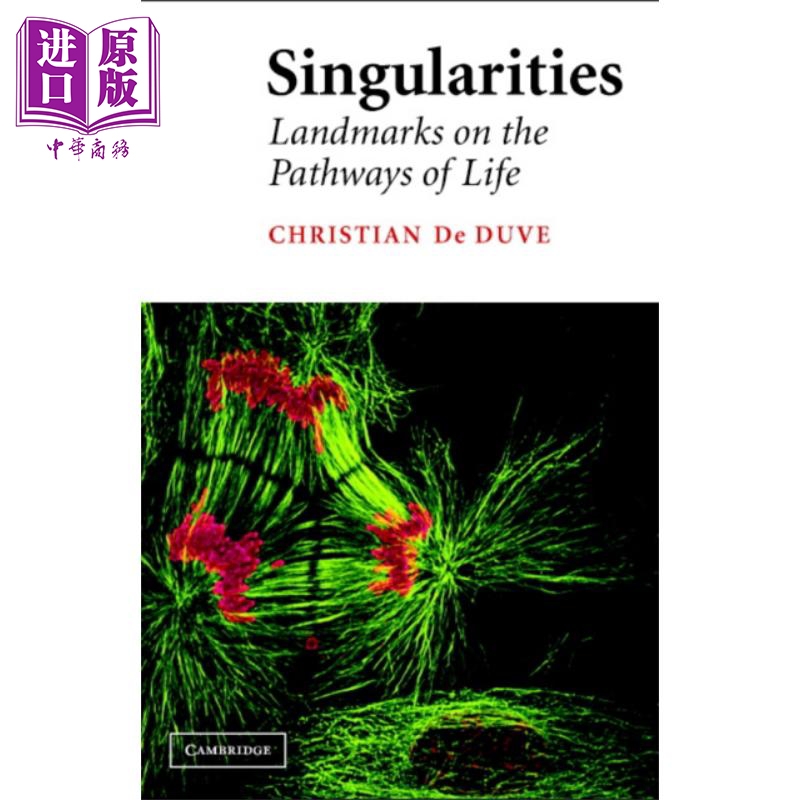 现货 Singularities 英文原版 杜维 单一性 诺贝尔奖畅销 Christian de Duve【中商原版】