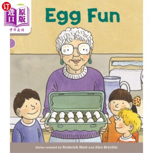 海外直订Oxford Reading Tree Biff, Chip and Kipper Storie... 牛津阅读树Biff, Chip和Kipper故事解码和发展:第1级:鸡蛋乐