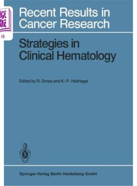海外直订医药图书Strategies in Clinical Hematology 临床血液学的策略