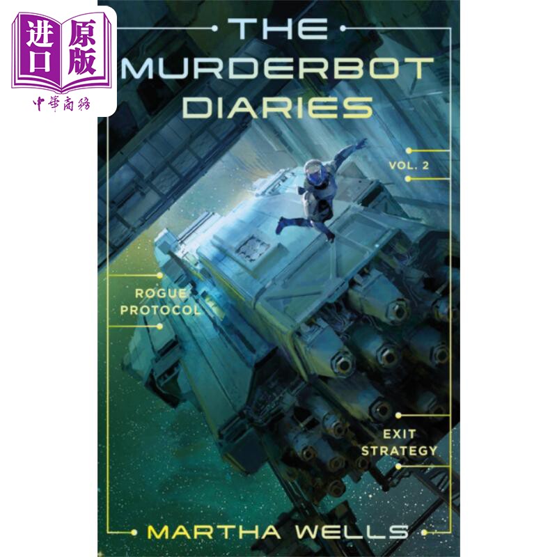 预售 杀手机器人日记卷2英文原版 流氓协议+退出策略 The Murderbot Diaries Martha Wells 雨果奖星云奖轨迹奖 玛莎·威尔斯