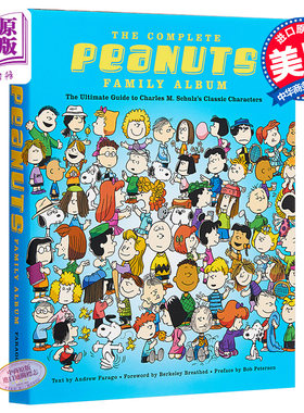 预售 The Complete Peanuts Family Album 英文原版 花生漫画角色指南 史努比 Charles M Schulz Andrew Farago【中商原版】