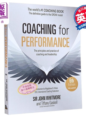 预售 高绩效教练 第6版 辅导和领导的原则与实践 英文原版 Coaching for Performance John Whitmore【中商原版】