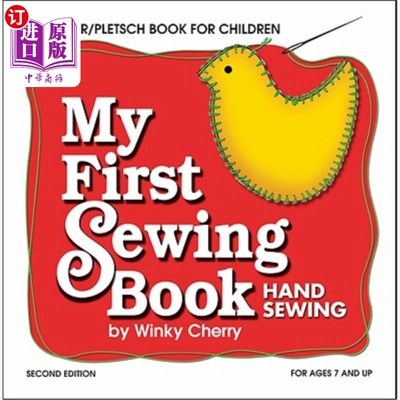 海外直订My First Sewing Book Kit: Hand Sewing [With Poster and Straight Pins/Needle/Pin  我的第一本缝纫书：手工缝纫