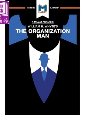 现货 对威廉怀特的有组织的人的分析 英文原版 An Analysis of William H Whyte's the Organization Man 解读【中商原版】