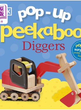 海外直订Pop-Up Peekaboo! Diggers 弹出躲躲猫!挖掘机