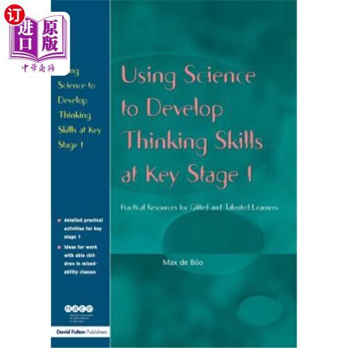 海外直订Using Science to Develop Thinking Skills at Ks1 利用科学发展Ks1的思维能力