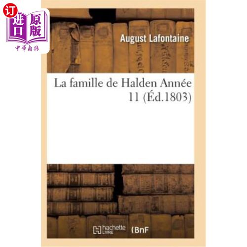 海外直订法语 La Famille de Halden. Année 11, Tome 3 哈尔登一家。第11年，第三卷